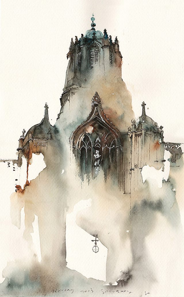 Dreamy Architectural Watercolors By Sunga Park Colossal Dreamy Architectural Watercolors By Sunga Park Colossal