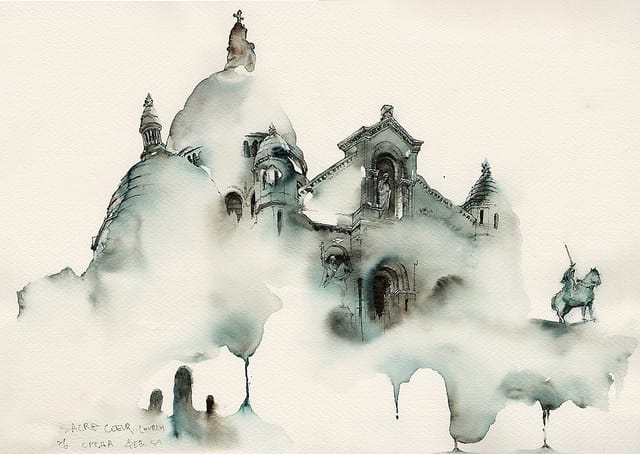 Dreamy Architectural Watercolors By Sunga Park Colossal Dreamy Architectural Watercolors By Sunga Park Colossal