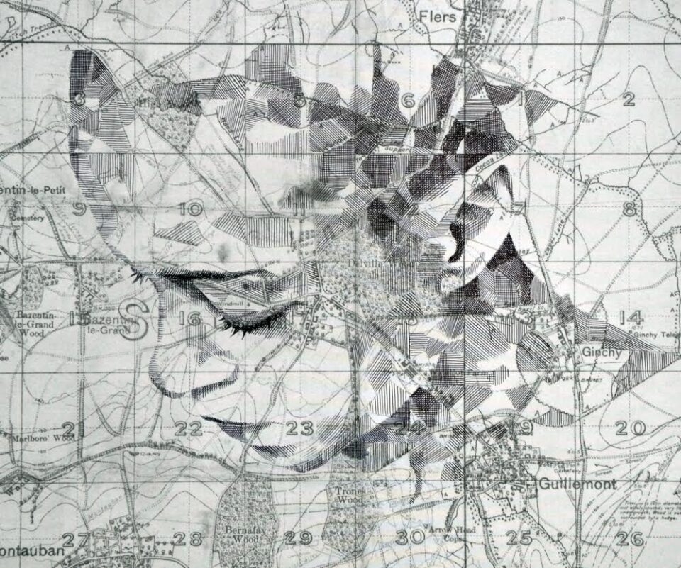 Portraits Drawn On Maps And Star Charts By Ed Fairburn Colossal
