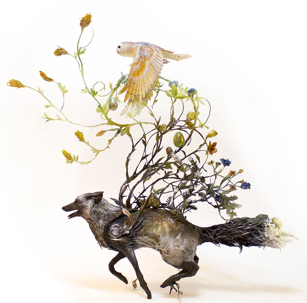 Surrealist Sculptures By Ellen Jewett Effortlessly Combine Animals With 