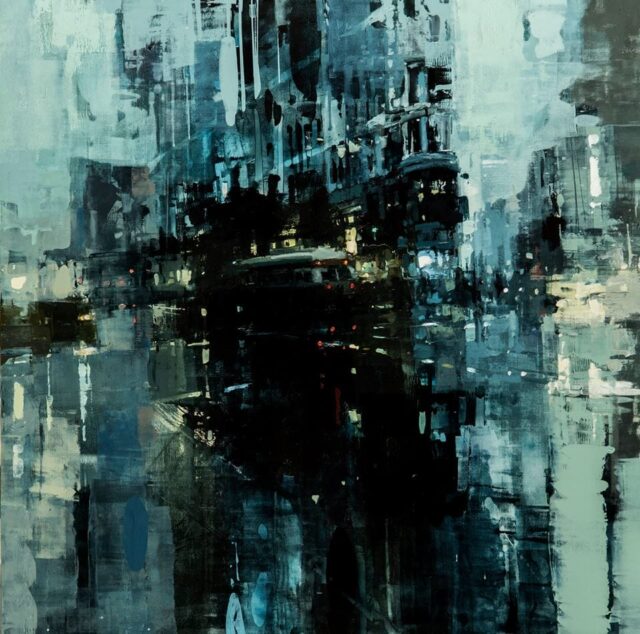 New Oil-Based Cityscapes Set at Dawn and Dusk by Jeremy Mann — Colossal