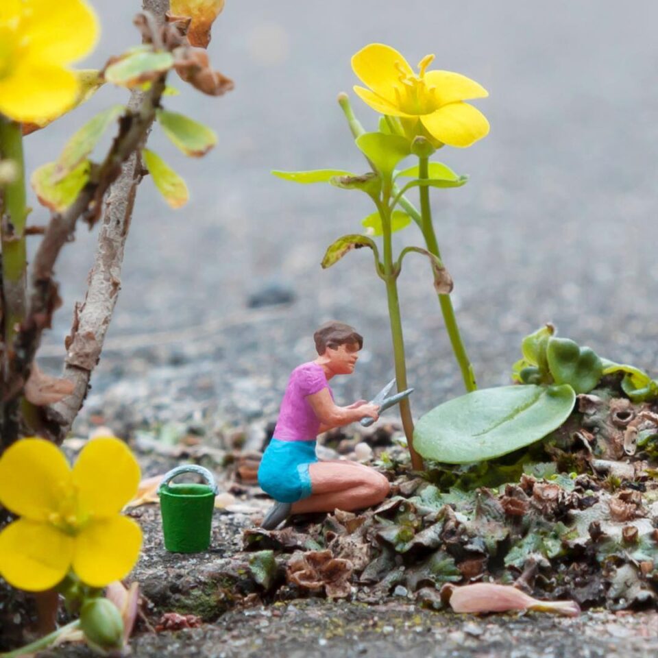 Slinkachu Camera The Miniature Street Interventions of Slinkachu — Colossal
