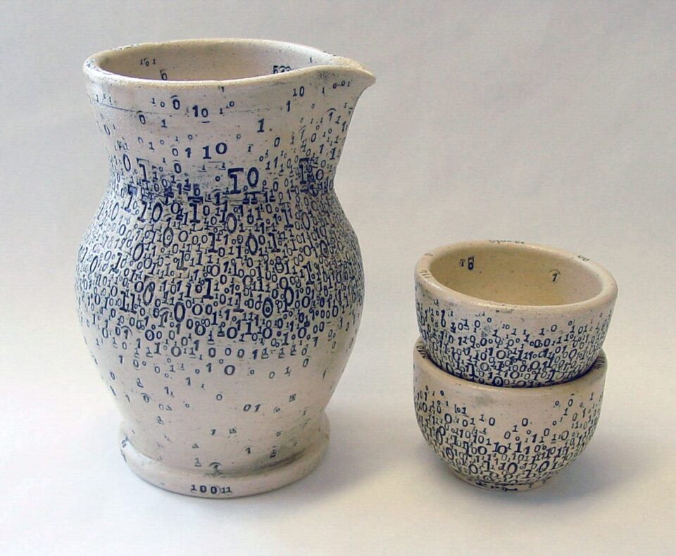 Kernel Panic New Binary Ceramics Punctuated With Typewriter Keys By kernel-panic-new-binary-ceramics-punctuated-with-typewriter-keys-by