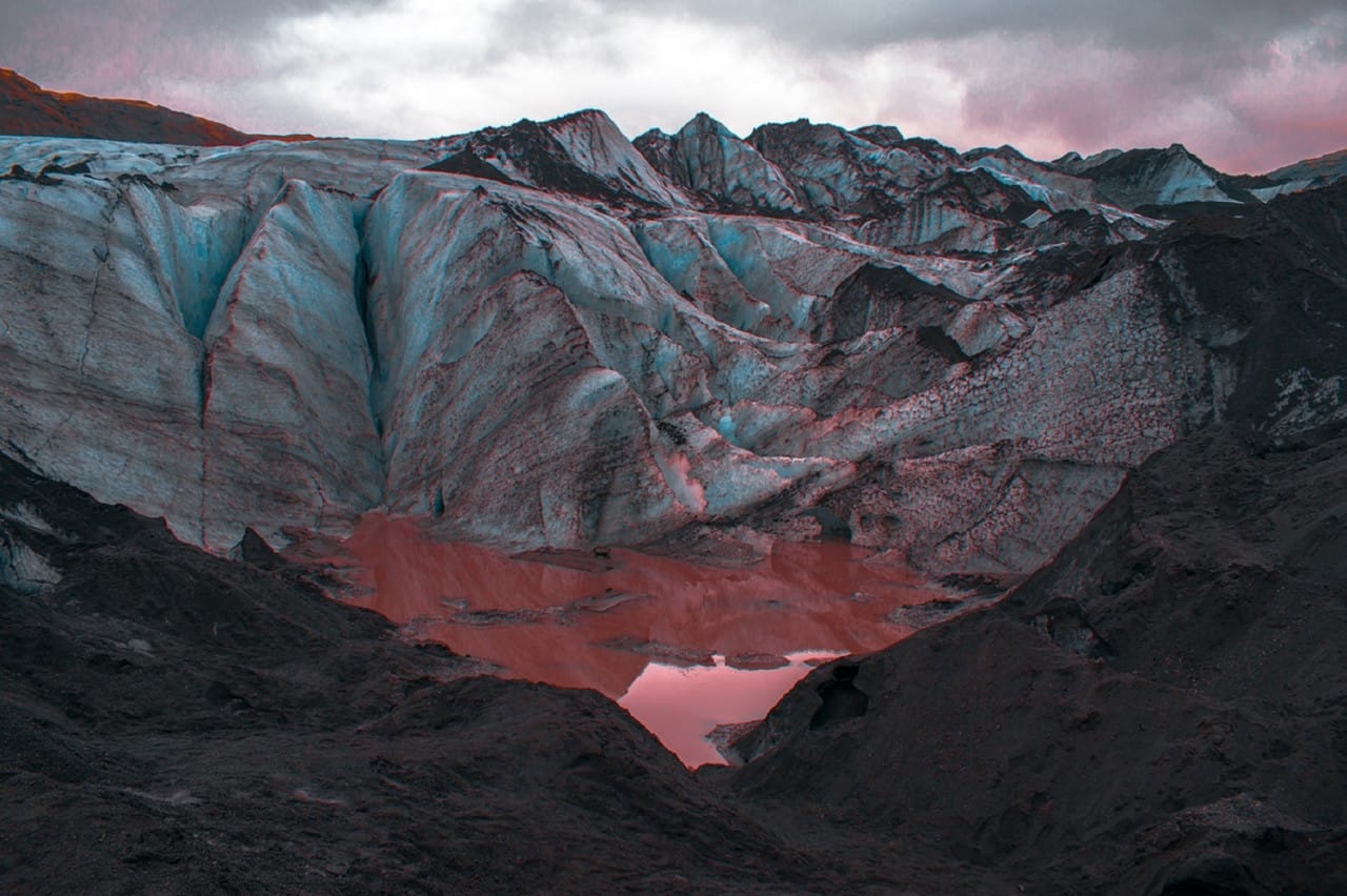 Rural Iceland Transformed Into A Rouge-Tinted World by Photographer Al ...