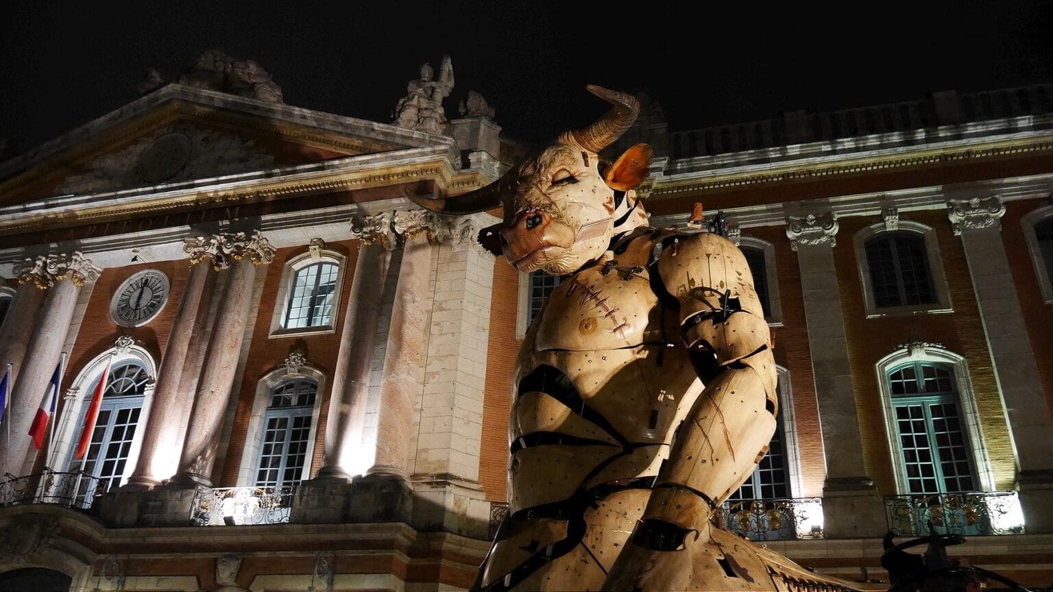A 46-Foot-Tall Minotaur Roams the Streets of Toulouse, France in La ...