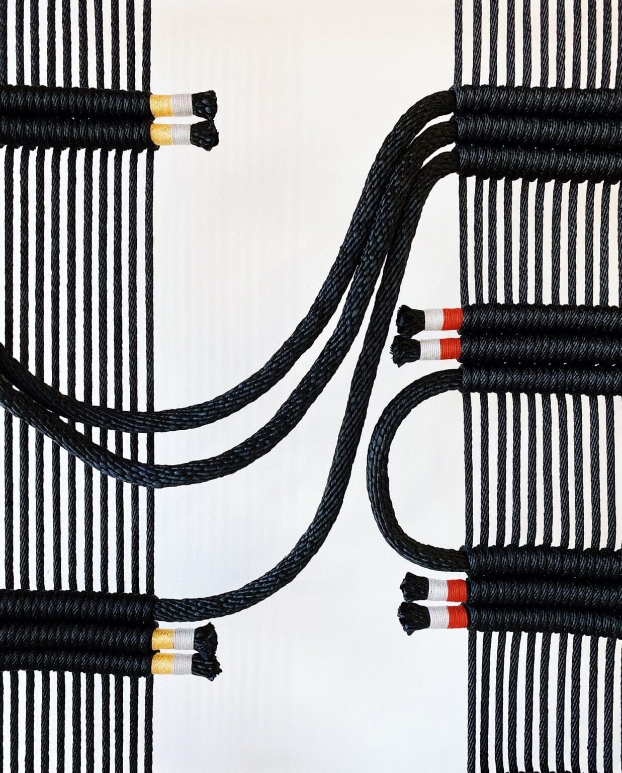 Curcuit Rope Rope Twists into Massive, Fibrous Circuit Boards by Artist Windy Chien ...