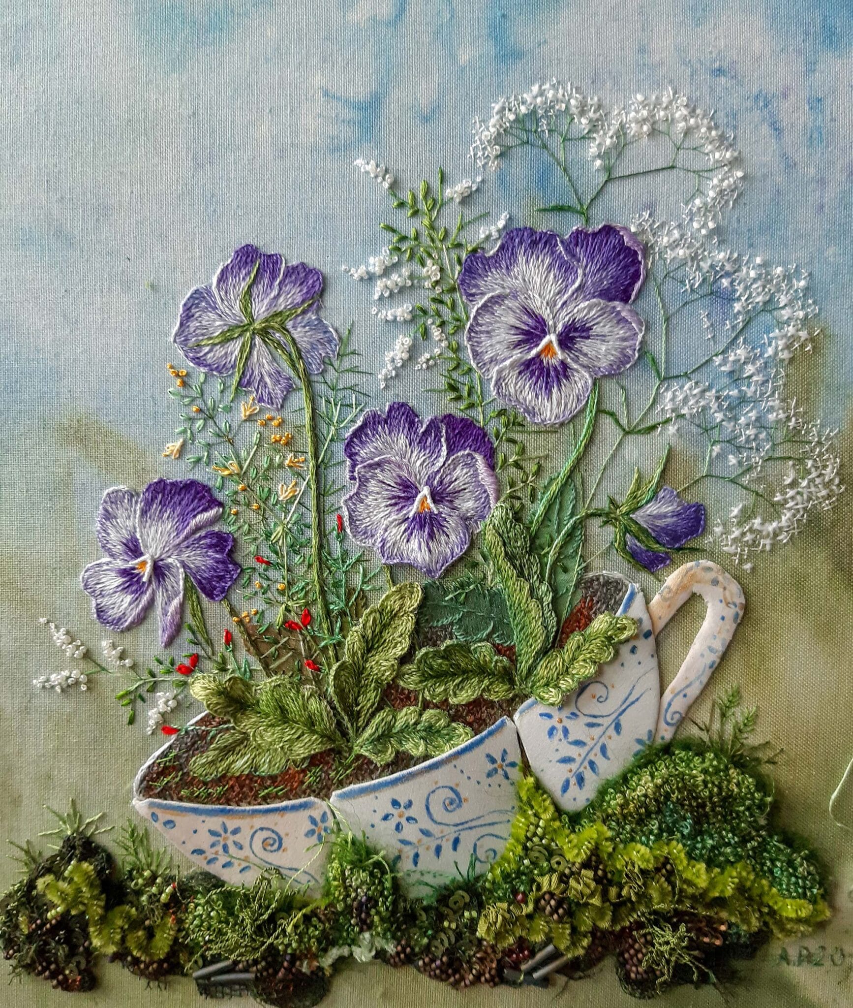 Whimsical Gardens Grow From Silk Teacups And Mossy Patches In Rosa 