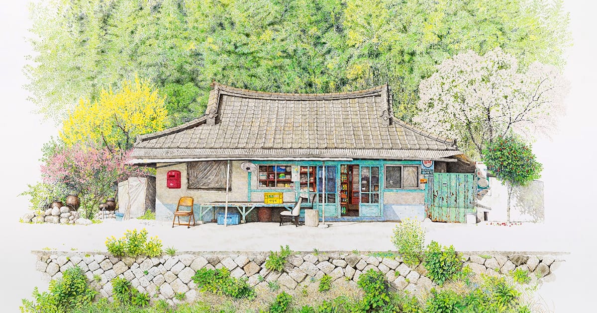 Delicate Paintings by Lee Me Kyeoung Document the Idiosyncrasies of South Korean Corner Stores - Vimarsana News