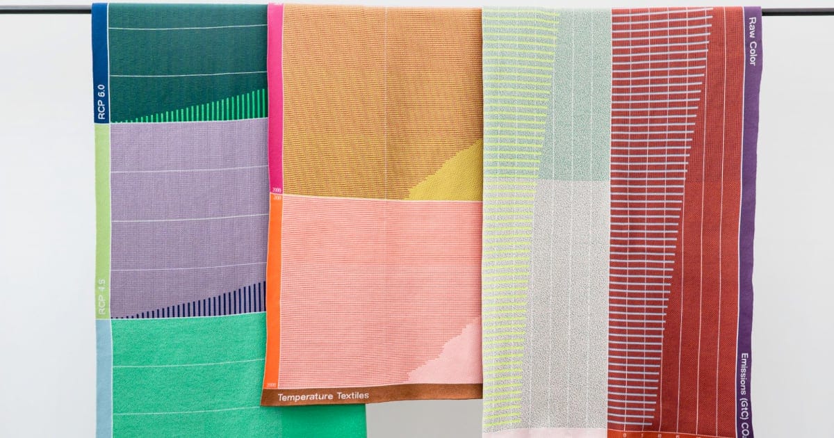 Temperature Textiles Translate Climate Crisis Data into Colorful, Graphic Knits - Vimarsana News