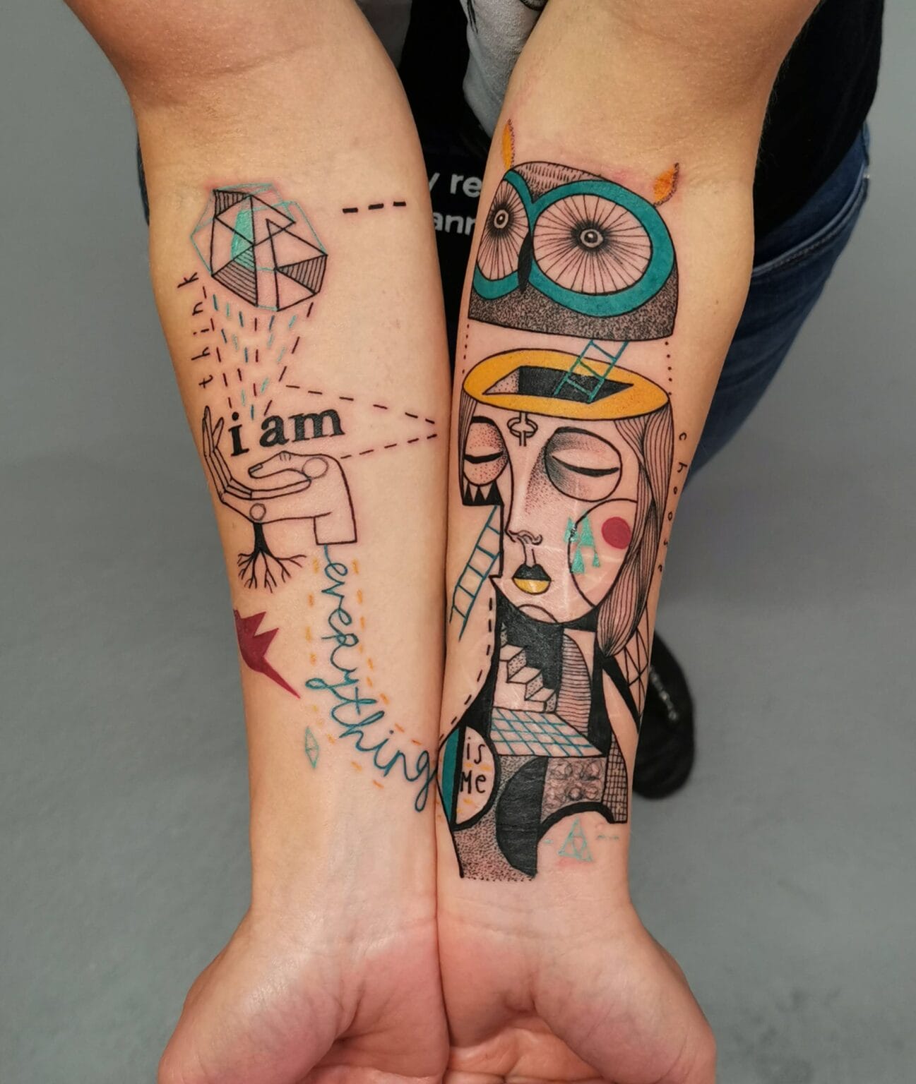 Elegant Tattoos by Expanded Eye Combine Fragmented Figures and ...