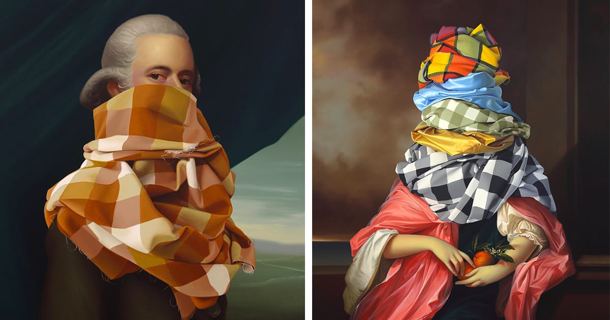 Traditional Portraits Are Reimagined in an Exploration of Concealment and Identity by Shawn Huckins - Vimarsana News