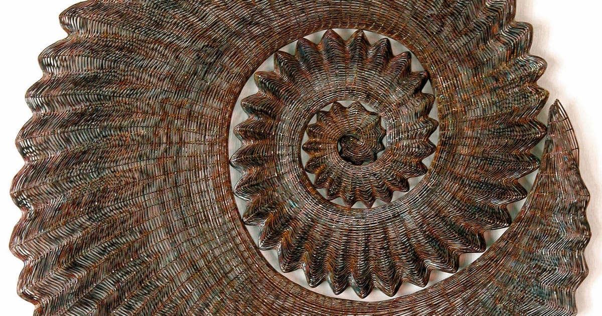 Copper Wire Weaves and Spirals into Organic Sculptural Forms by the Late Artist Bronwyn Oliver - Vimarsana News