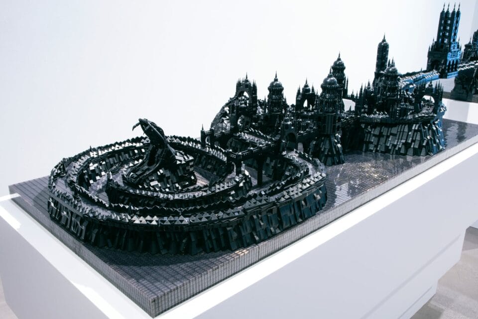 More Than 500,000 Black LEGO Structure Ekow Nimako's Vast ...