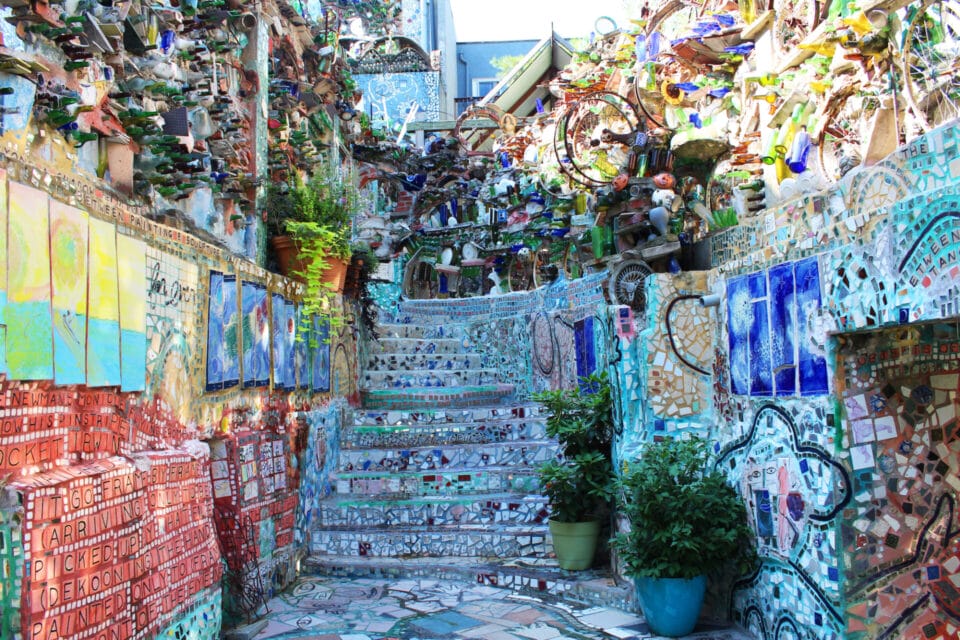 Philadelphia's Magic Gardens mosaic labyrinth photo 1