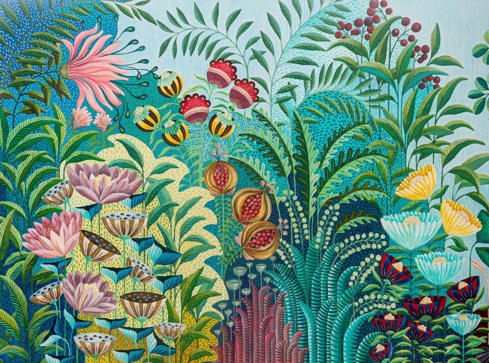 Wonderful Blooms Erupt in Nidhi Mariam Jacob's Meticulous Fantasy ...