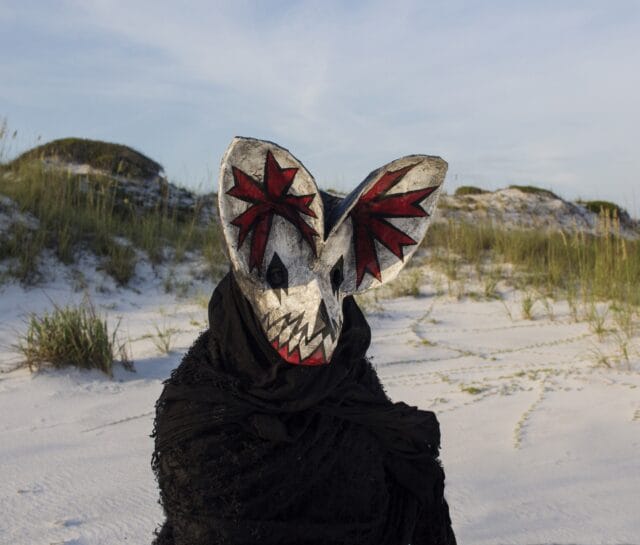 Papier Mâché Bat Masks by Jym Davis Take Wing in Bold Portraits — Colossal