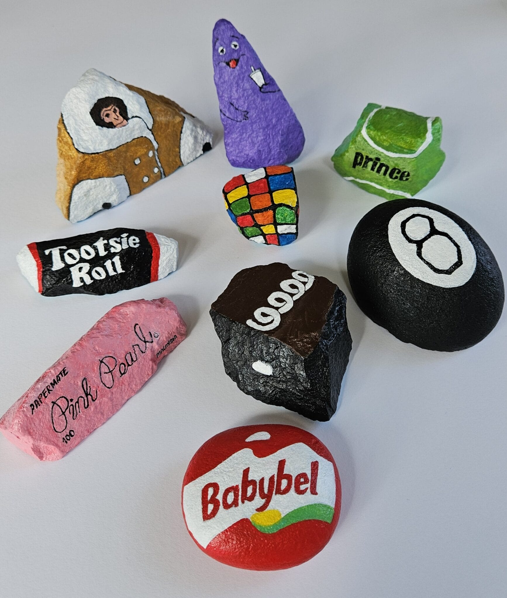 Snacks Like Rocks Elizabeth Saloka's Vibrant Painted Rocks Adopt the Personalities of ...
