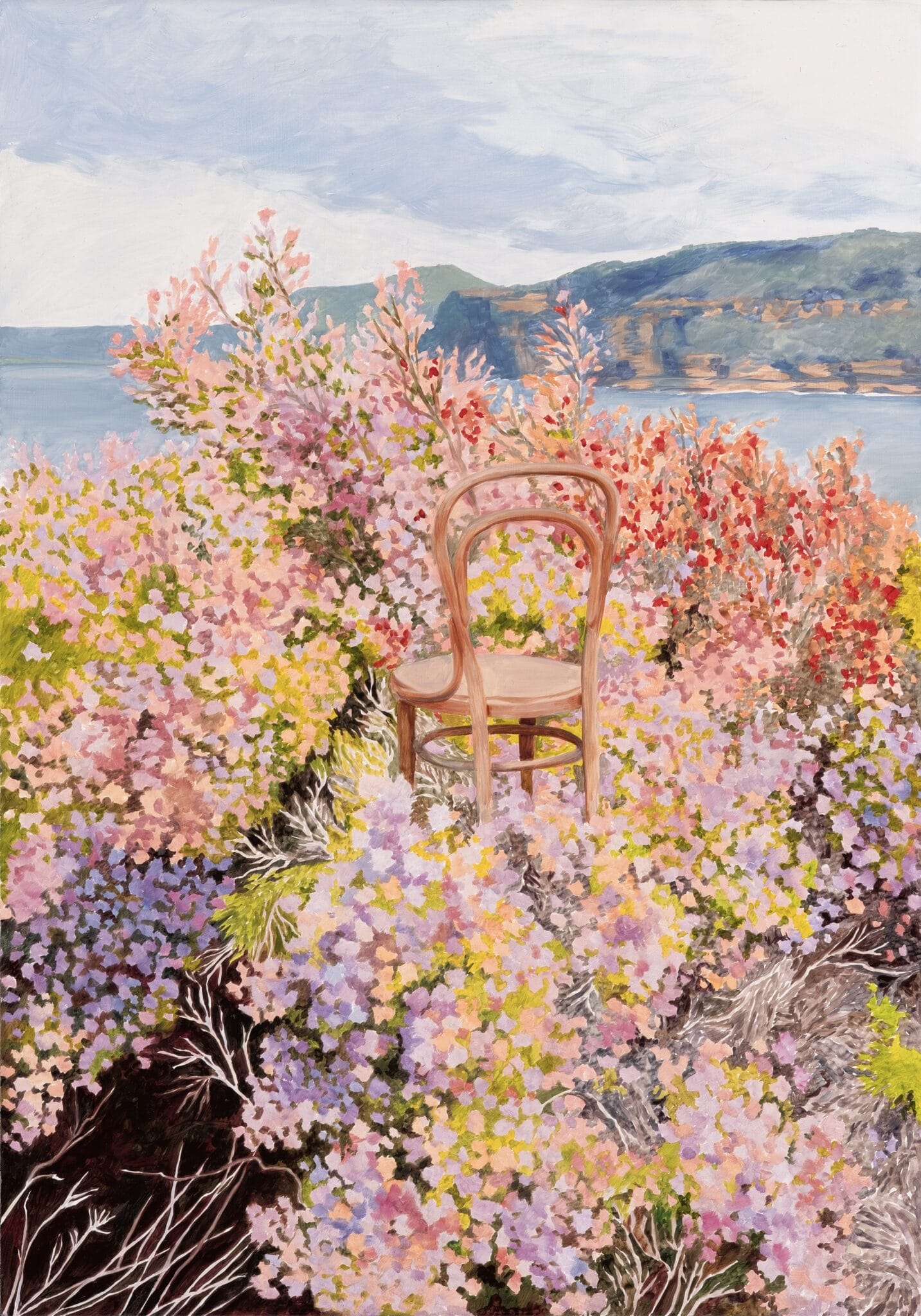 In Monica Rohan's Paintings, Tablecloths and Chairs Uncannily Perch in ...