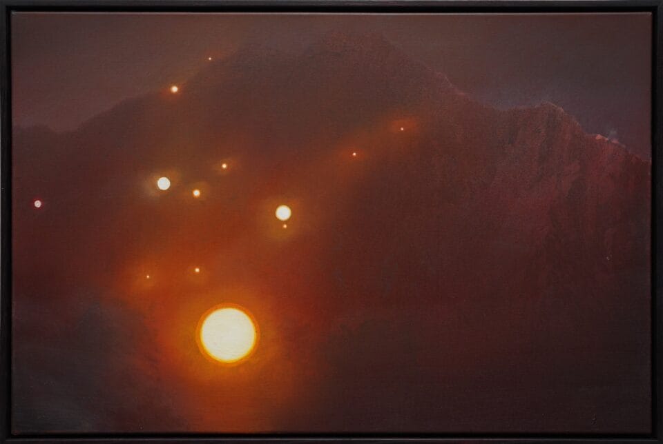 Colossal Red Repaint Blood-Red Landscapes by Andrew McIntosh Conjure the Terrifying Unknown ...