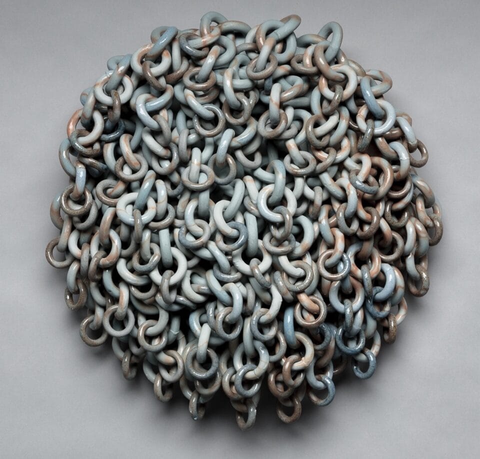 Ceramic Chainmail Ruth Borgenicht Links Thousands of Ceramic Rings in Elaborate Chainmail ...