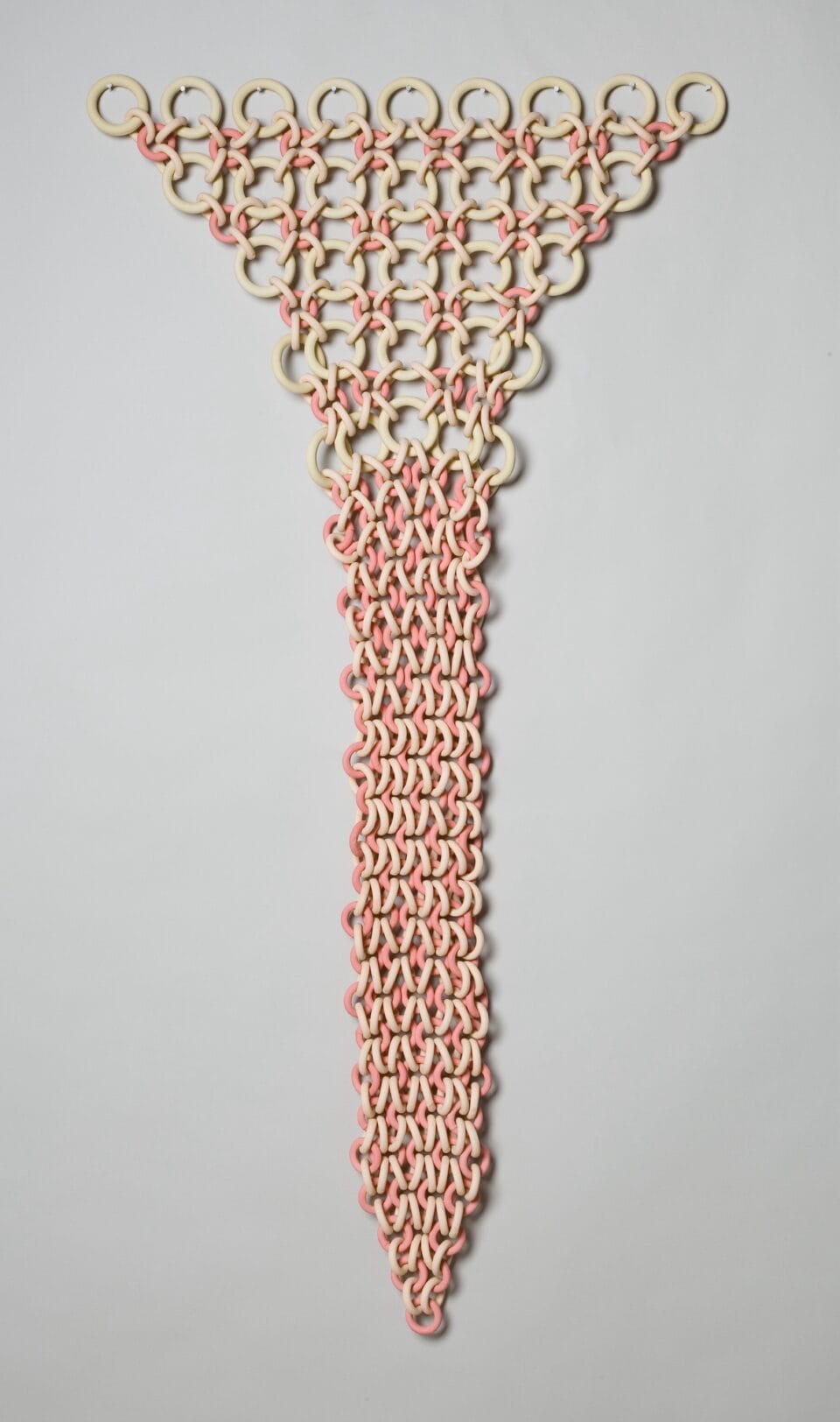 Ceramic Chainmail Ruth Borgenicht Links Thousands of Ceramic Rings in Elaborate Chainmail ...
