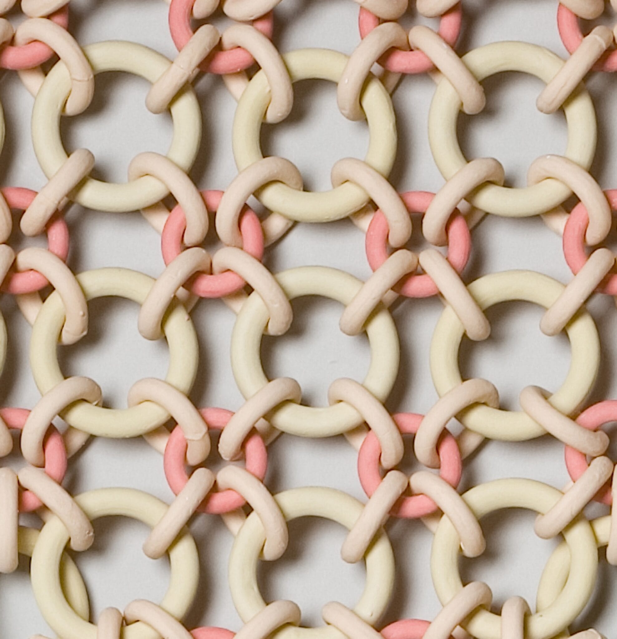 Ceramic Chainmail Ruth Borgenicht Links Thousands of Ceramic Rings in Elaborate Chainmail ...