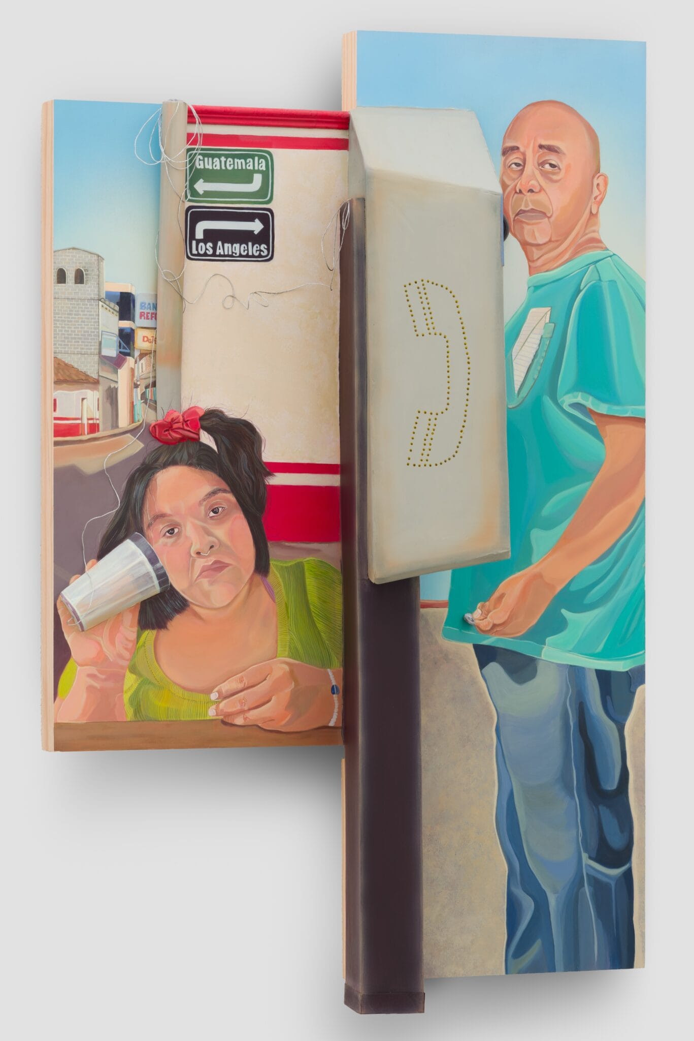 Colossal Scene Estefania Ajcip's Sculptural Paintings Unite the Memories of a ...