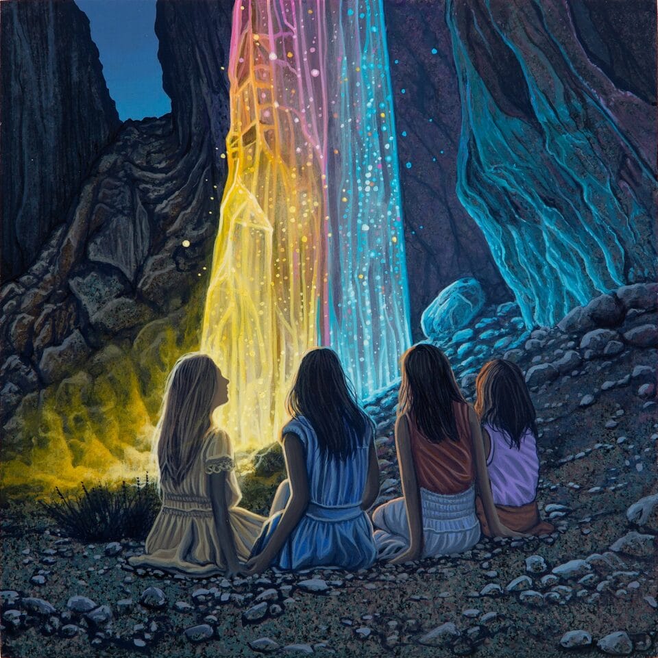 Wiley Wallace's Jewel-Toned Paintings Conjure Enchantment in the Desert