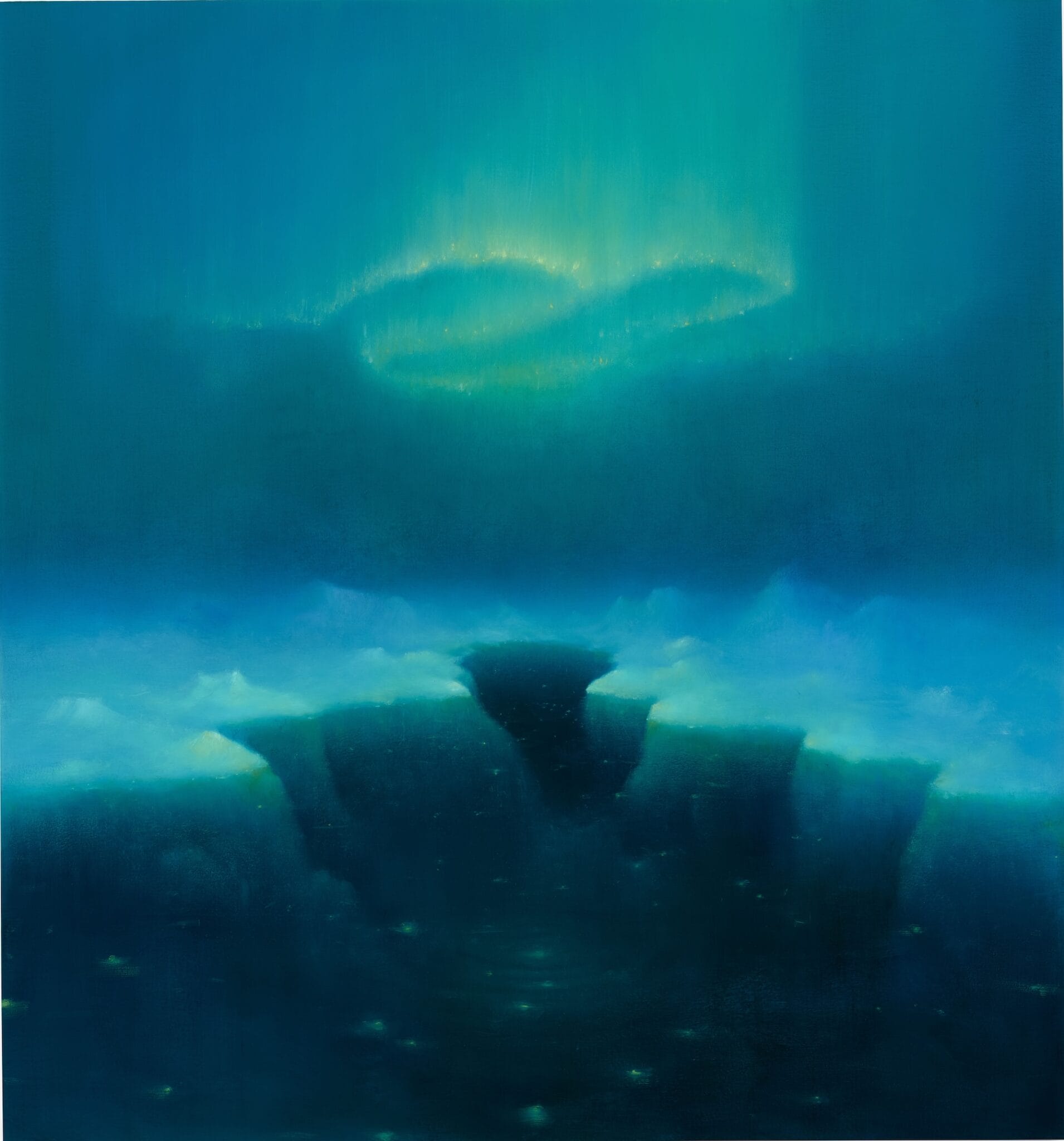 Colossal Scene Red Moons and Lightning Illuminate Sarah Lee's Uncanny Landscapes ...