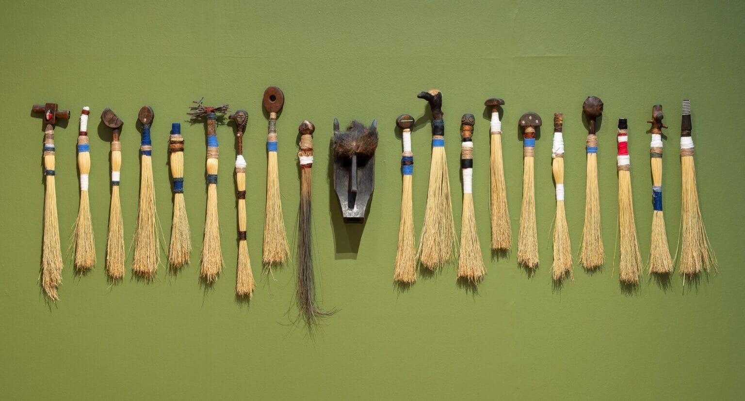 Colossal Scene Through Carved Wooden Assemblages, Daniel Minter Communes with the ...