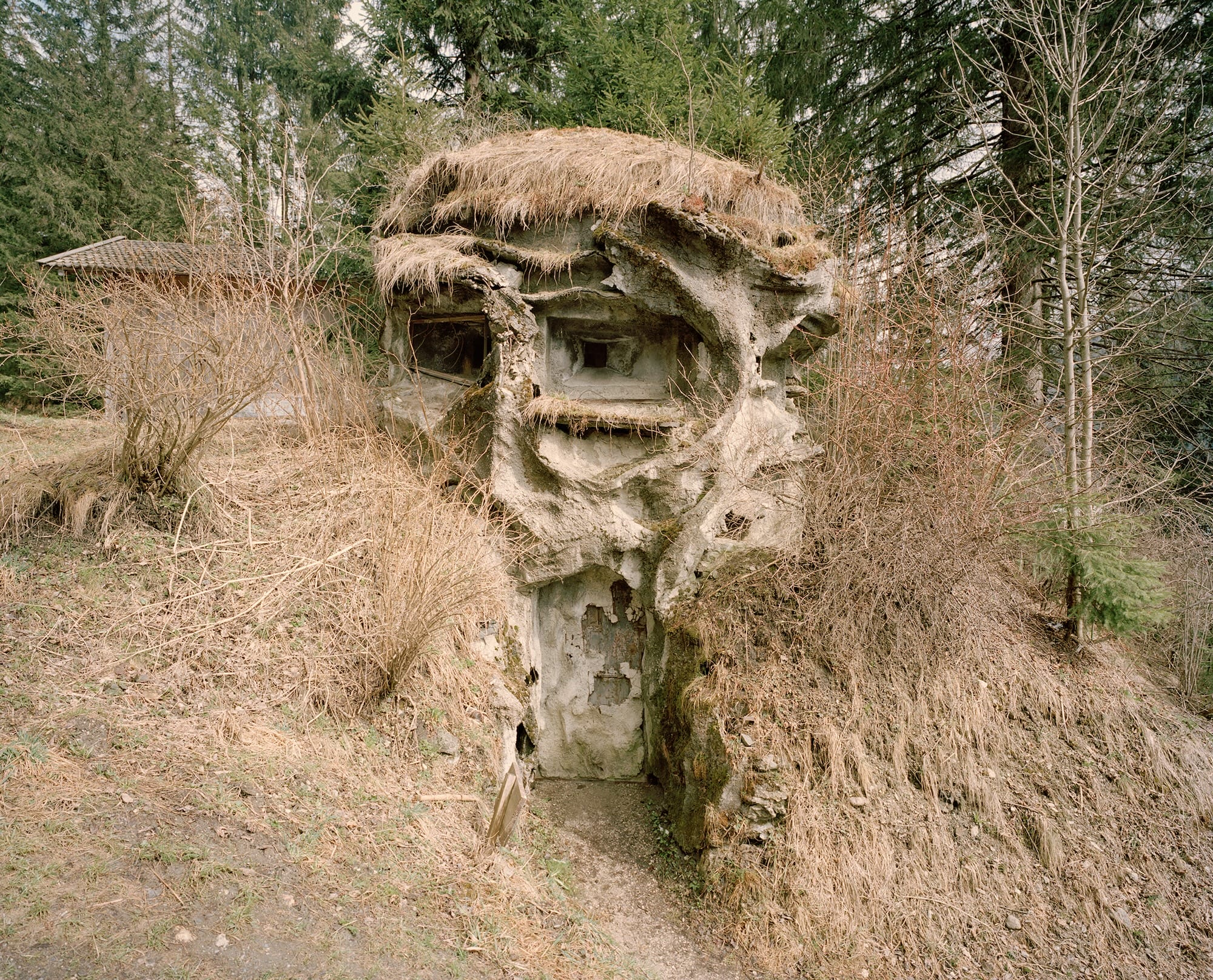 a photograph by Vincenzo Pagliuca of a WWII bunker in South Tyrol