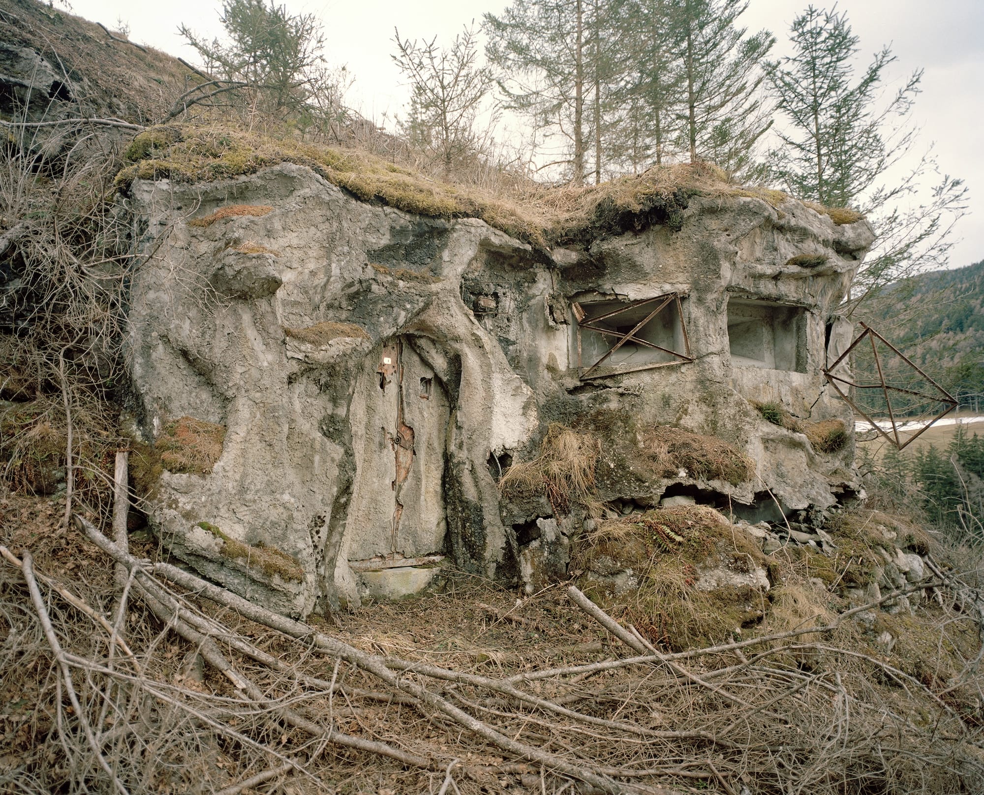a photograph by Vincenzo Pagliuca of a WWII bunker in South Tyrol