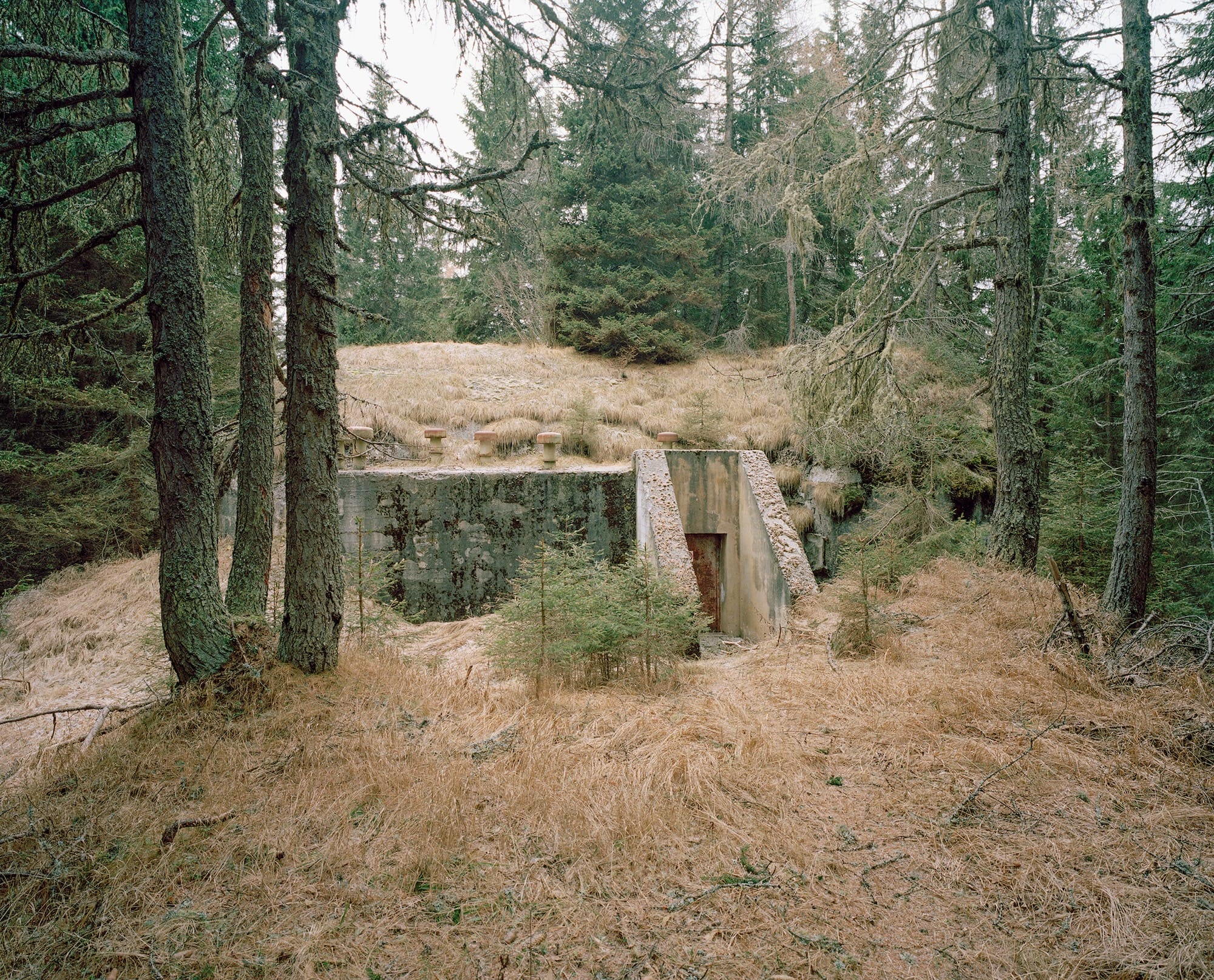 a photograph by Vincenzo Pagliuca of a WWII bunker in South Tyrol