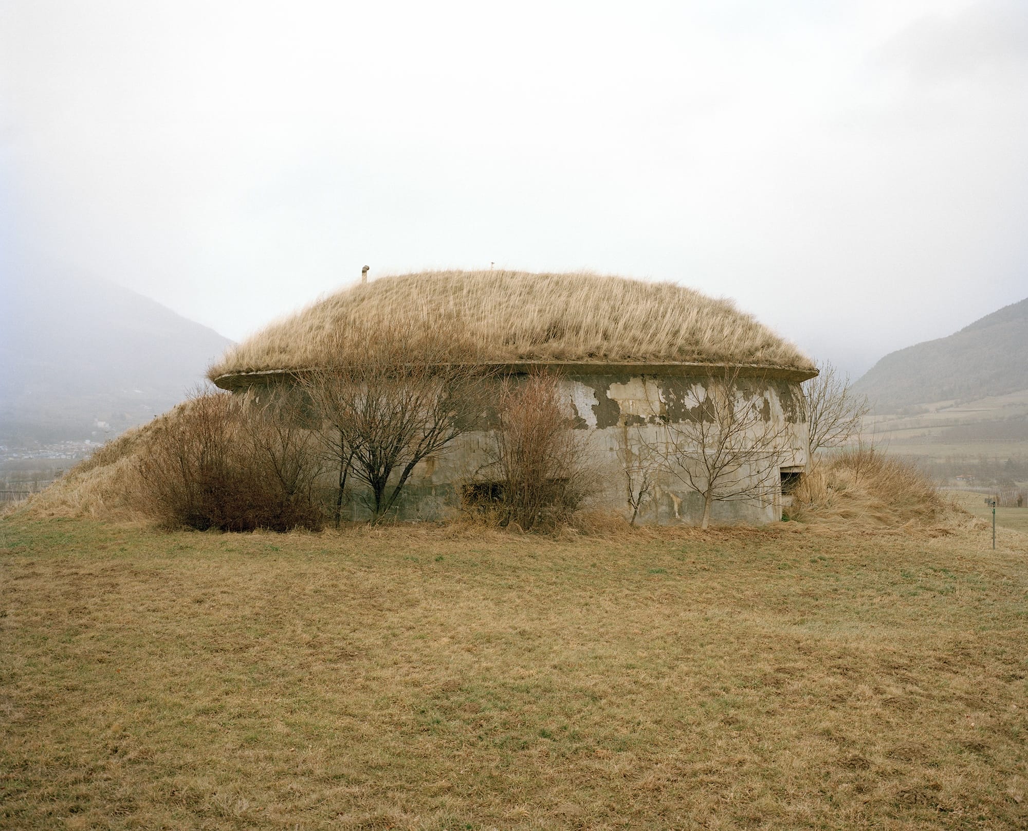 a photograph by Vincenzo Pagliuca of a WWII bunker in South Tyrol