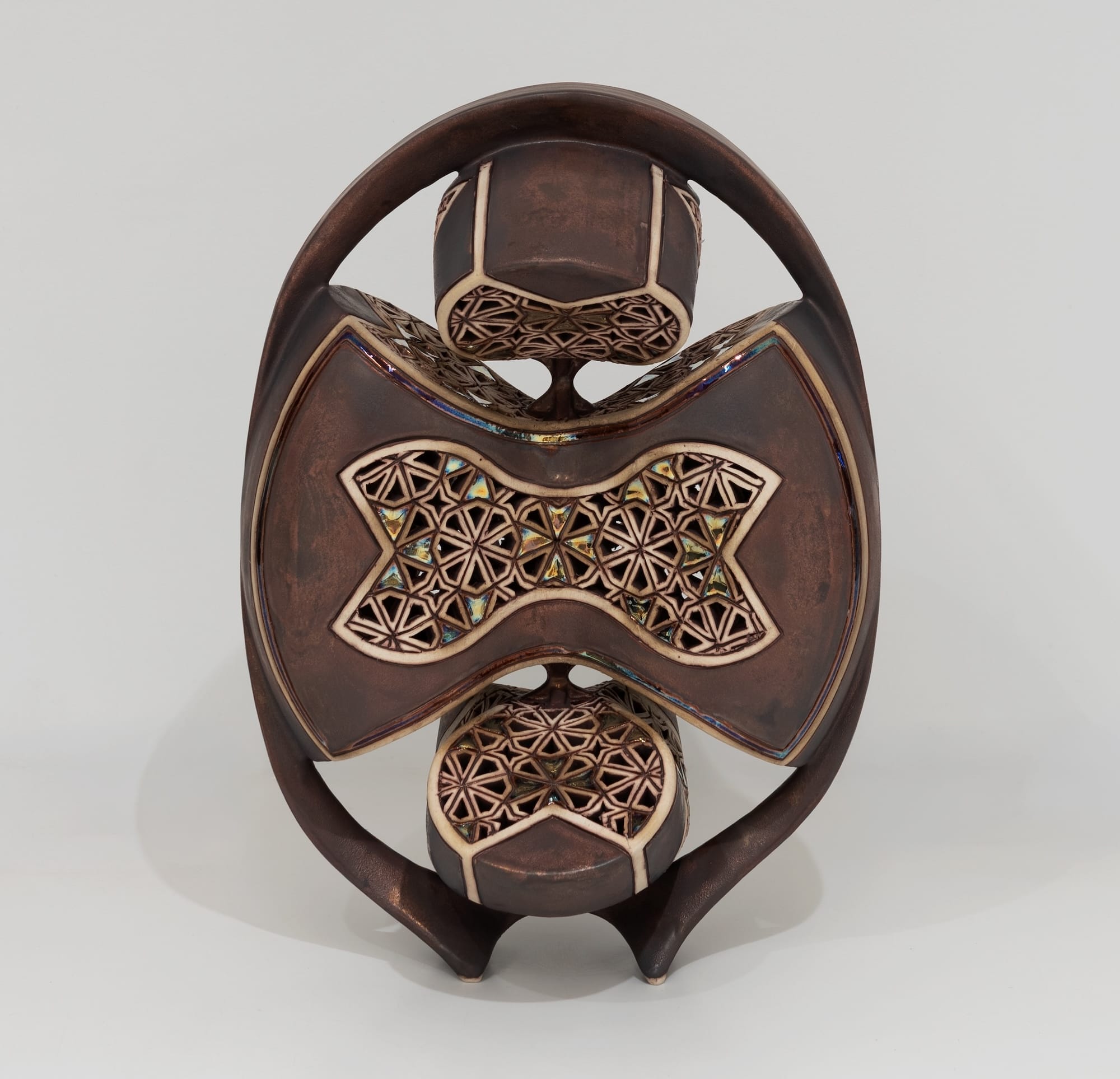 an ornate ceramic sculpture