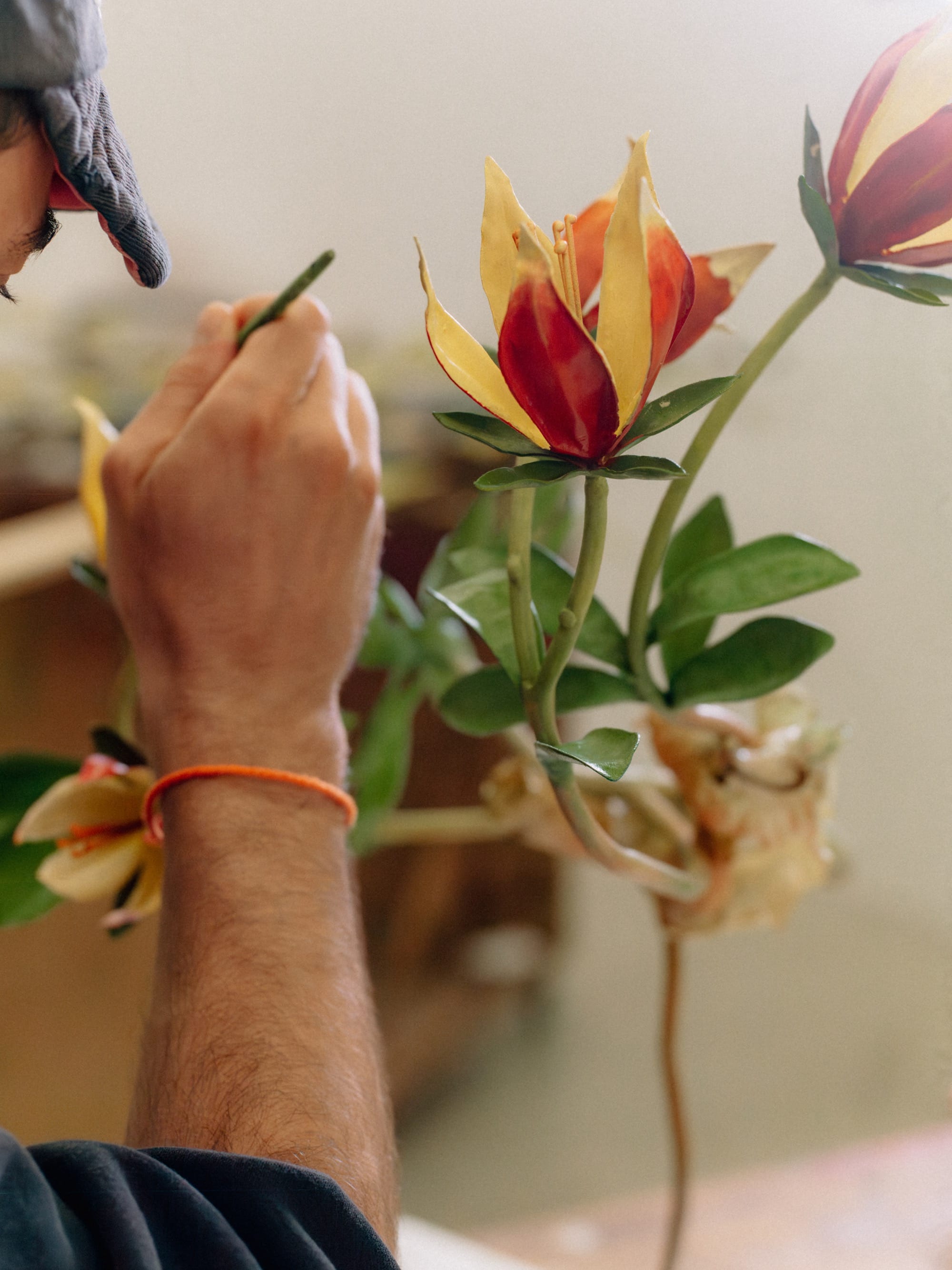 in progress botanical sculptures by alvaro urbano